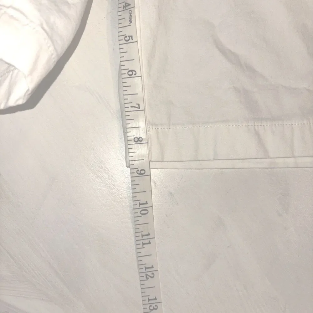 J.CREW Women's White Chino Shorts Size 6 Cotton Classic Fit Pockets